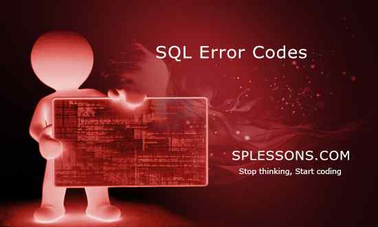 SQL ERROR CODES - SPLessons