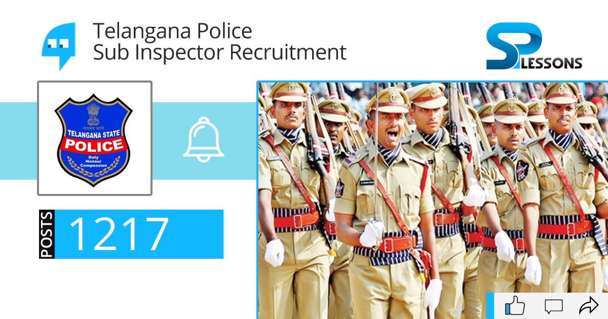 Telangana State Police Sub Inspector Recruitment
