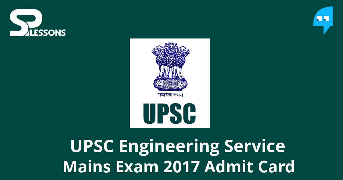 Upsc Engineering Service Mains Exam Call Letter