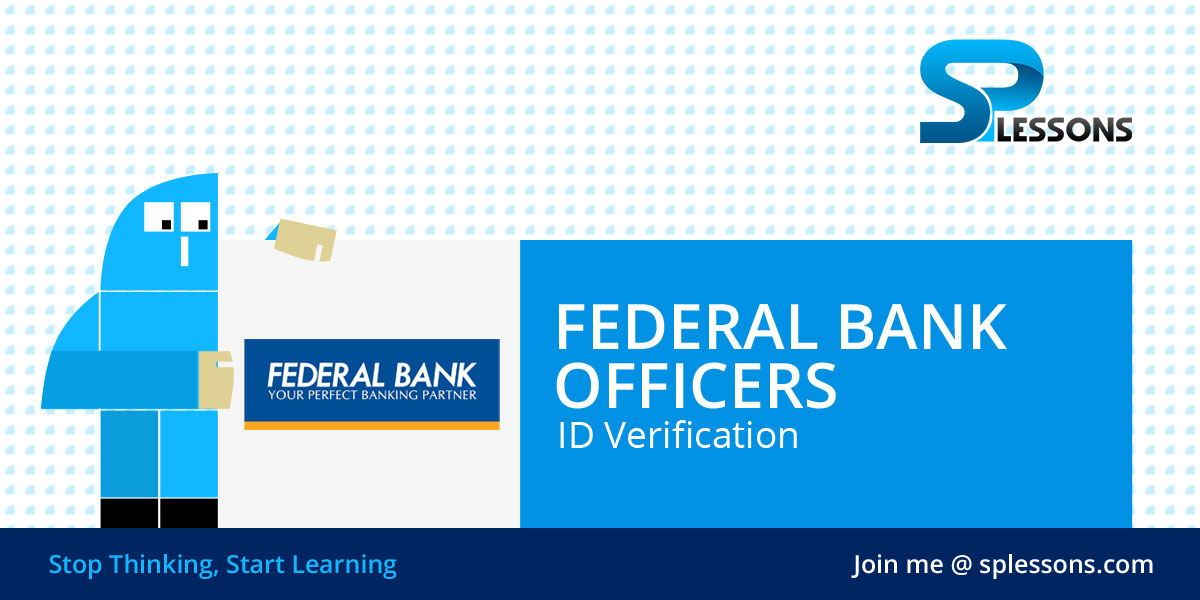 how to know my federal bank user id