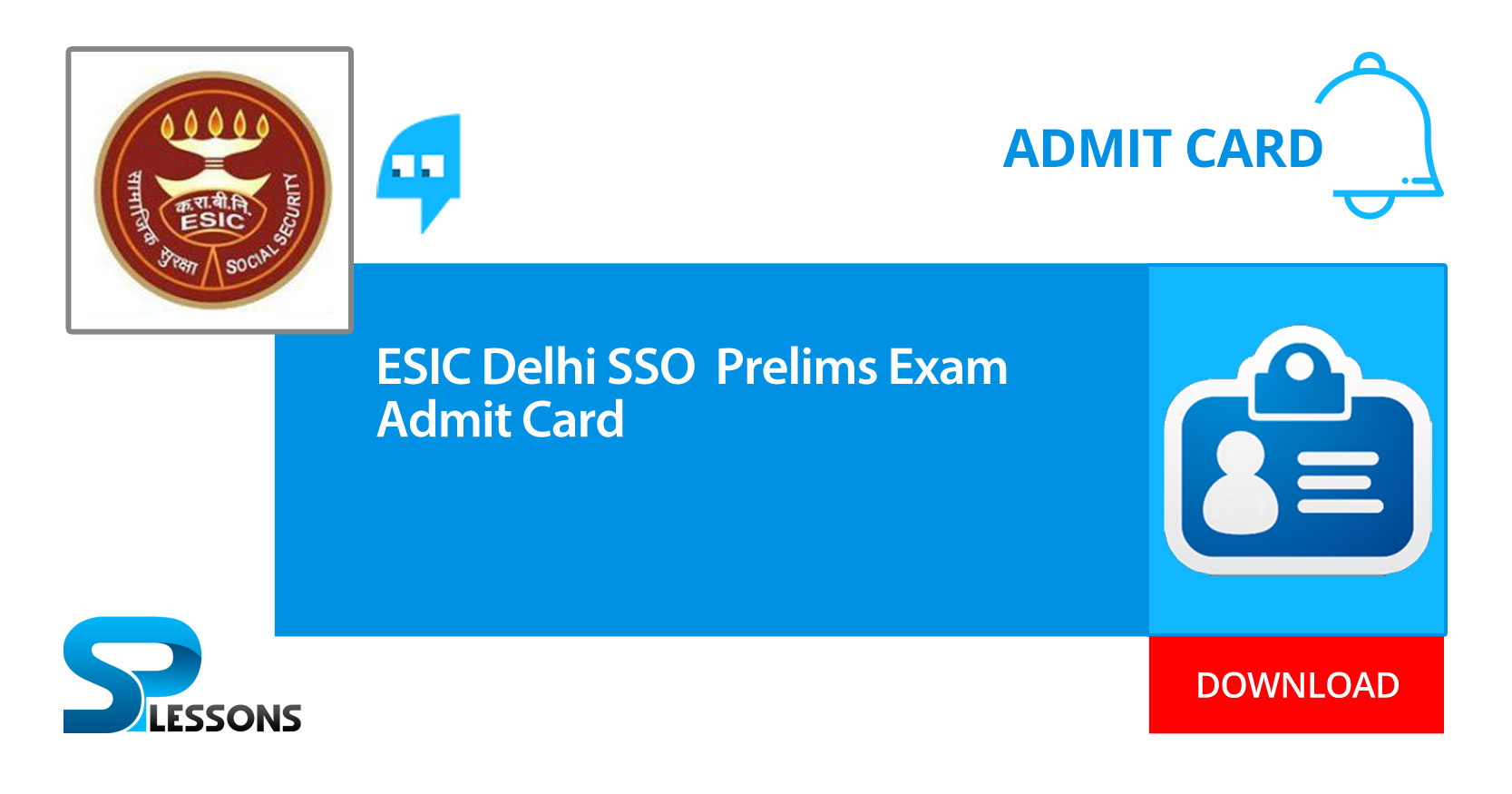 Esic Social Security Officer Prelims Exam Call Letter