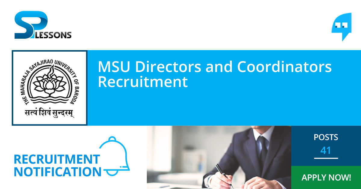 MSU Directors And Coordinators Recruitment