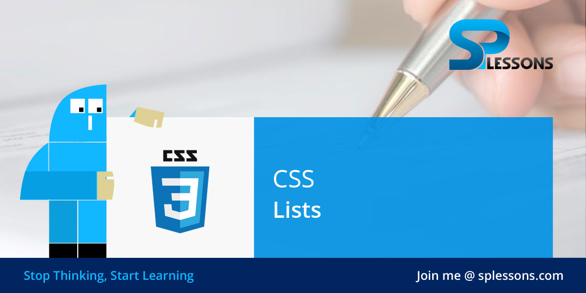 CSS List - SPLessons