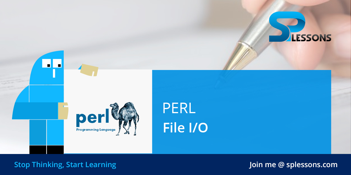 Perl File I/O - SPLessons