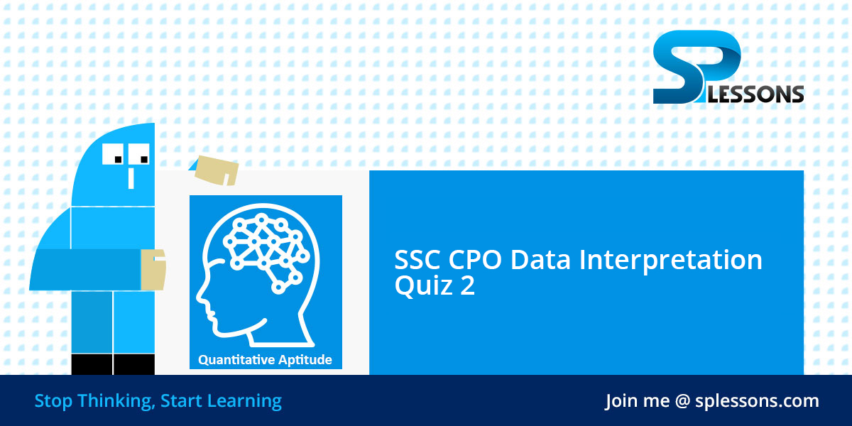 SSC CPO Data Interpretation Quiz 2