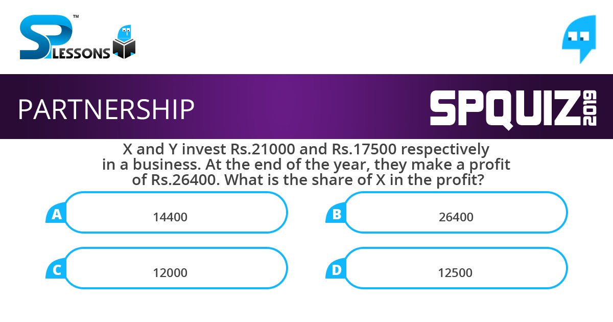 Partnership Quiz 9 | Quantitative Aptitude