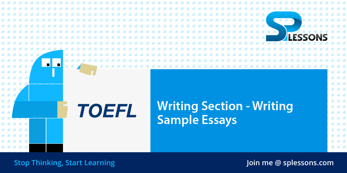 toefl writing section examples