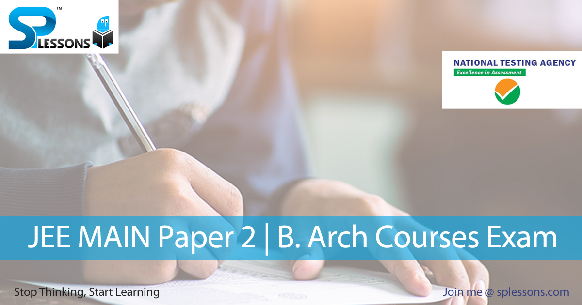 JEE MAIN Paper 2 | B. Arch Courses